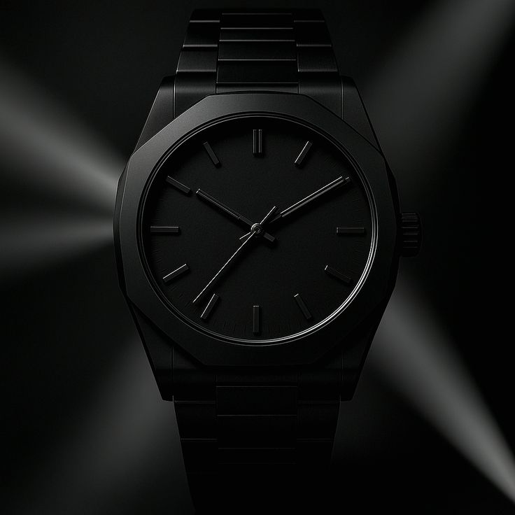 Aura Quartz Watch Black