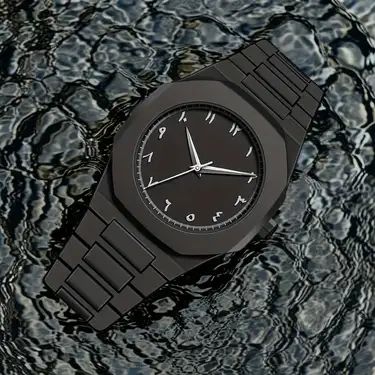 Aura Quartz Watch Black